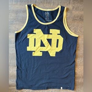 Notre Dame Fighting Irish Navy Gold Tank Top | Men’s Large Fan Apparel